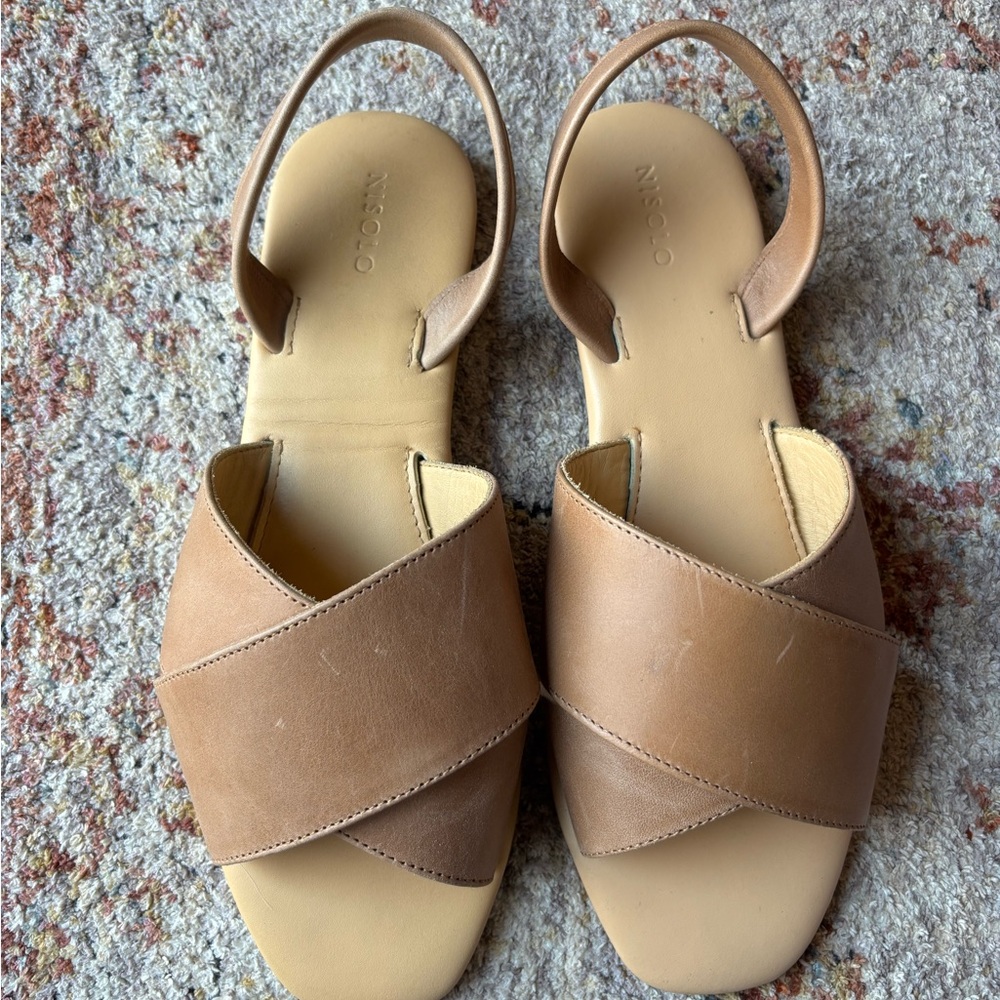 Nisolo Tan Leather Women's Sandals